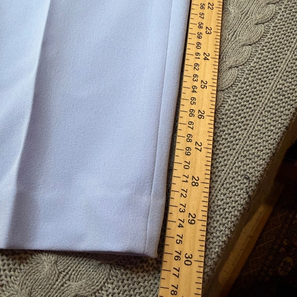 The Kasper Women's Sz 12 Stretch-Crepe Straight-Leg Pants in California Sky - Picture 8 of 8